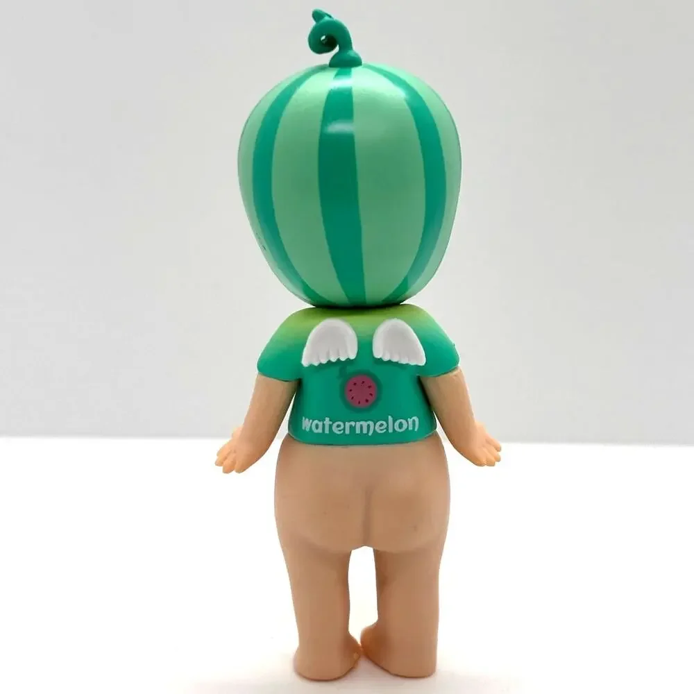 New Unbranded Kewpie/Angel Collectible Mini Figure, Watermelon Juice, Open Box